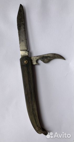 Нож перочинный СССР, рыбы, павлово