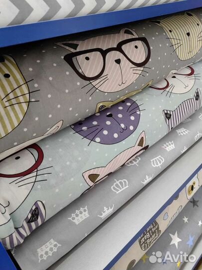 Бязь ширина 150см ткань на Отрез хлопок рукоделие