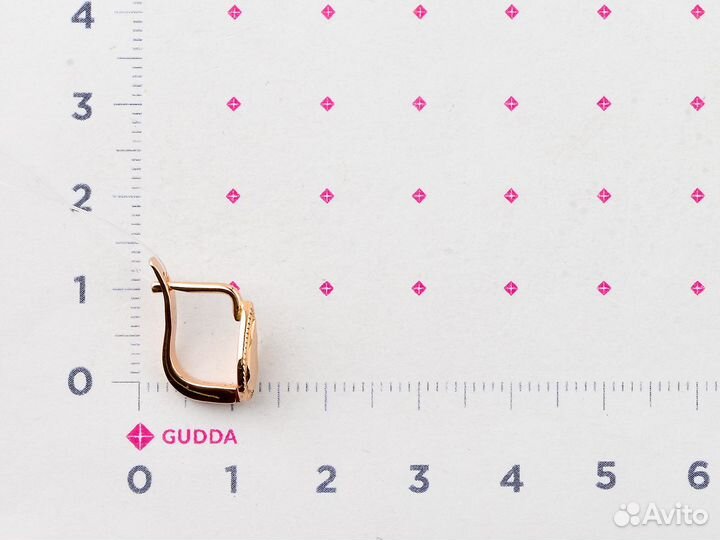 Серьги золотые