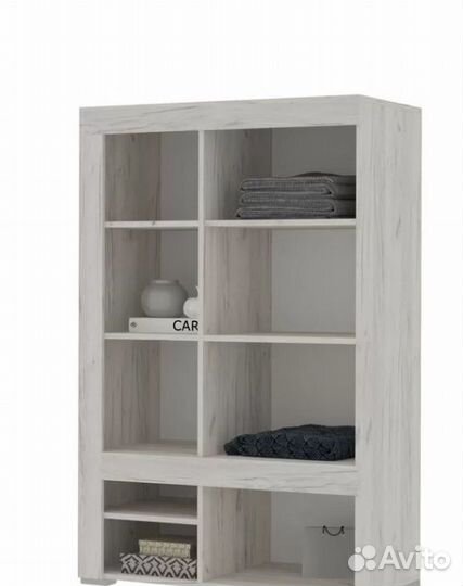 Стеллаж белый Гранд 02 (шк 3)