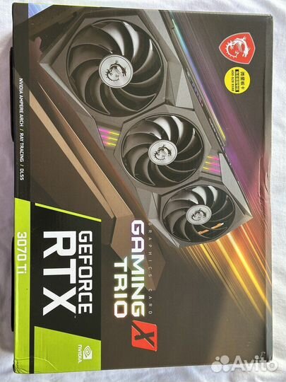 Видеокарта MSI 3070 ti Gaming X Trio