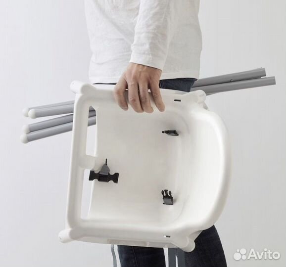 Детский стульчик для кормления IKEA. Новый.Антилоп