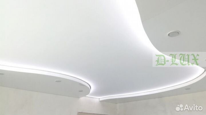 Натяжные потолки глянцевые