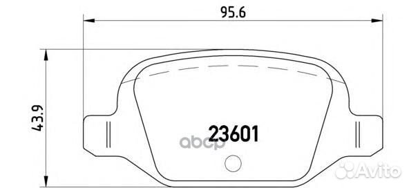 Колодки тормозные дисковые зад fiat 500 (31