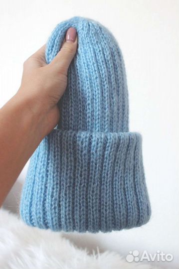 Шапка вязаная из мохера