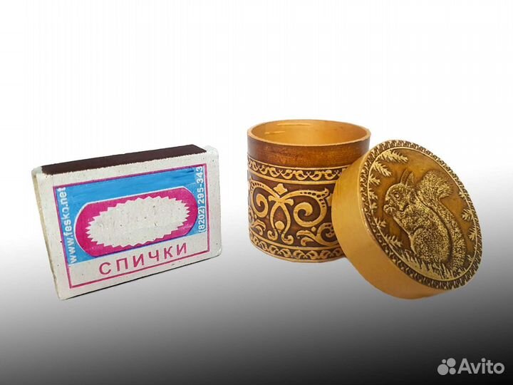 Баночки для специй из бересты