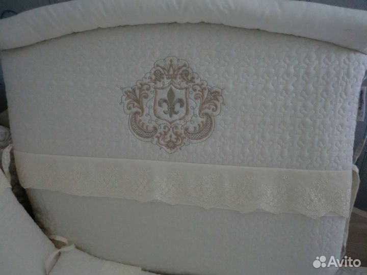 Комплект бортики в кроватку + одеяло