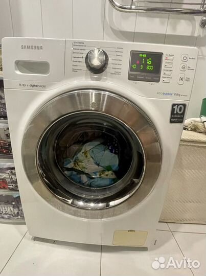 Стиральная машина samsung eco bubble 8 кг