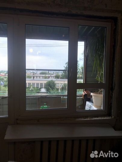 Пластиковое окно и дверь