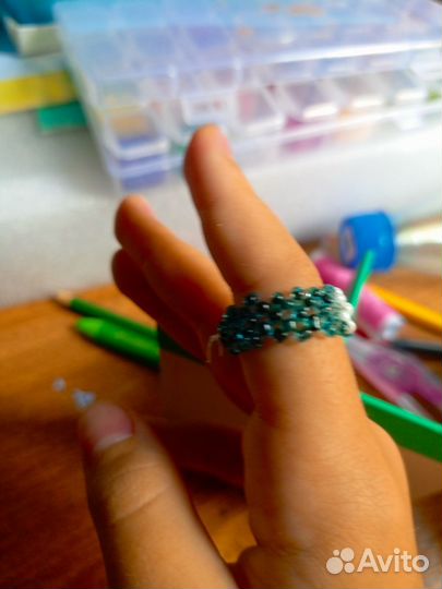 Кольцо из бисера Крымск