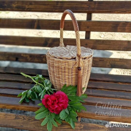 Женская сумка-корзина в стиле Джейн Биркин