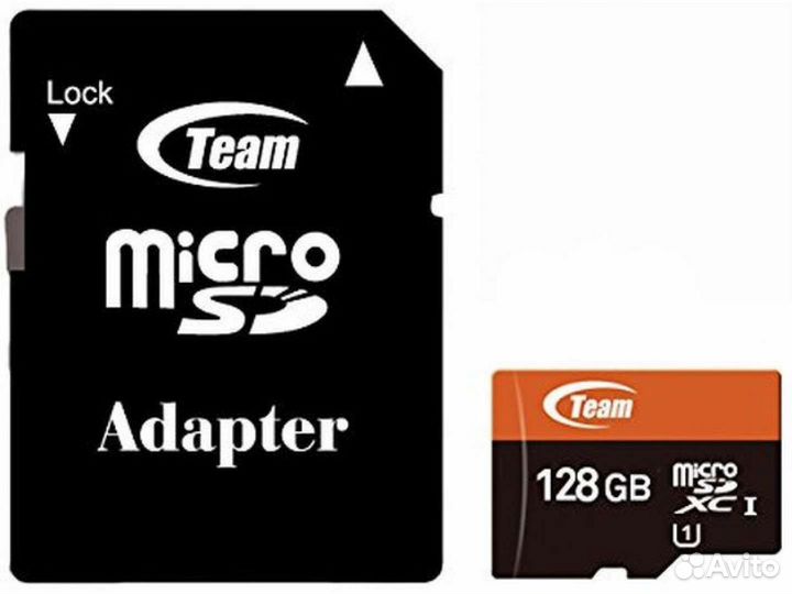 Карта памяти Team microsdxc 128GB UHS-I Class 10