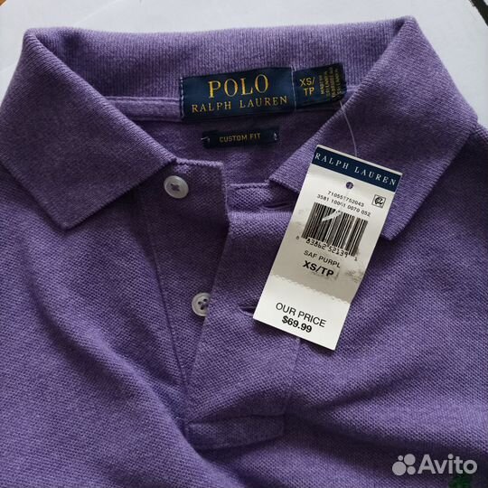 Рубашка Polo новая Ralph lauren XS