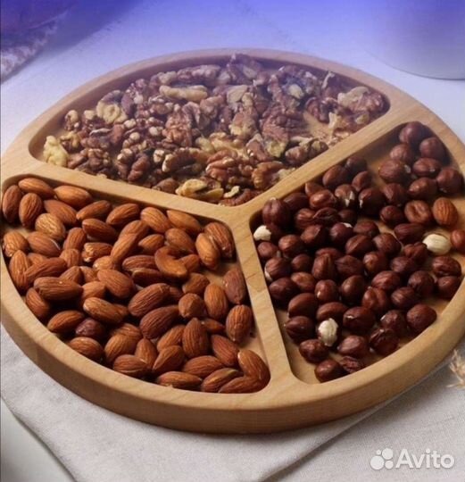 Менажница деревянная Блюдо сервировочное Новое