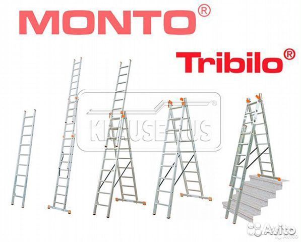 Трехсекционная лестница Krause Tribilo 3х12 120953