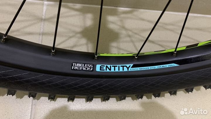 Колеса 27.5+ обода 35мм алю втулки Shimano Deore