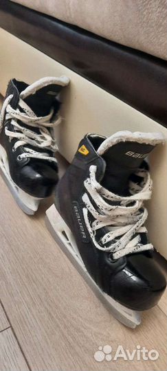 Хоккейные коньки bauer 32 размер
