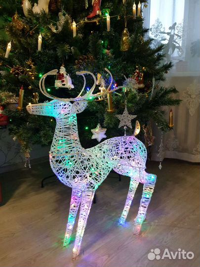Светящийся Новогодний Олень