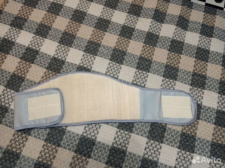 Меховой пояс-корсет, новый