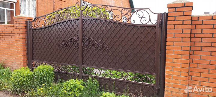Ворота кованые