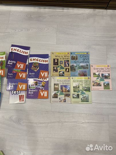 Учебники по английскому Верещагина и докгие