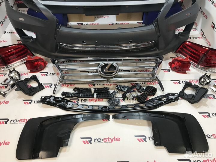 Рестайлинг Lexus LX570 c 07-12г в 12-15г GBT