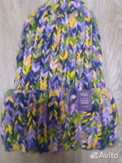 Комплект шапка и снуд женский