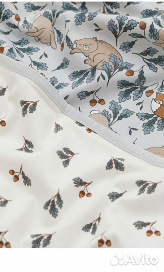 Новое детское двухстороннее одеяло H&M home