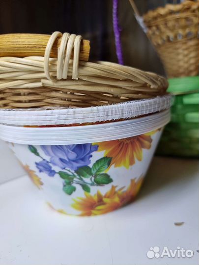 Корзина кашпо для творчества