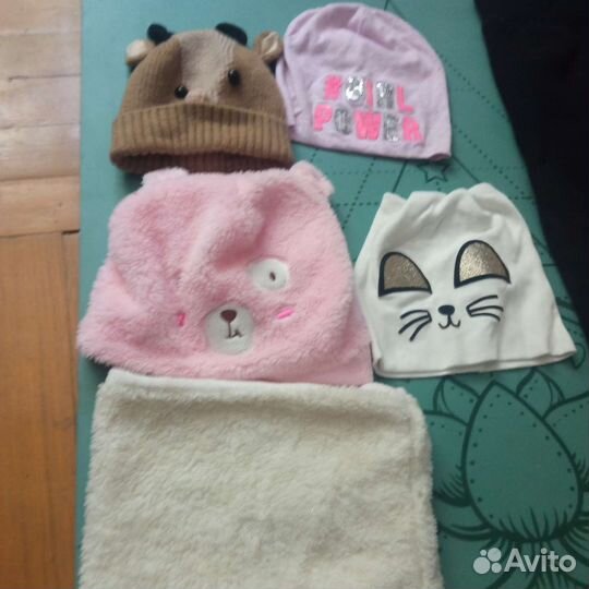 Шапки девочка 4-5, 6