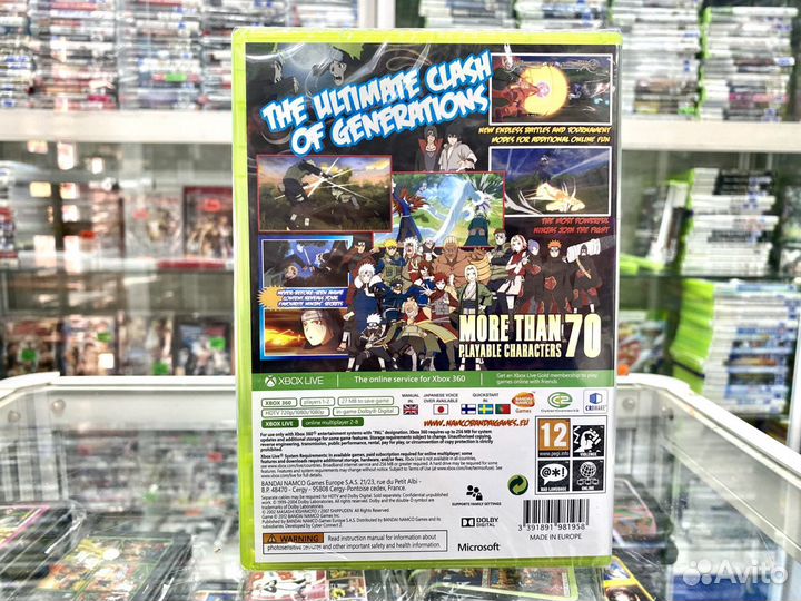 Naruto shipudden ninja storm на xbox 360 новый