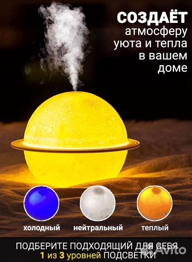 Ночник-сатурн Planet