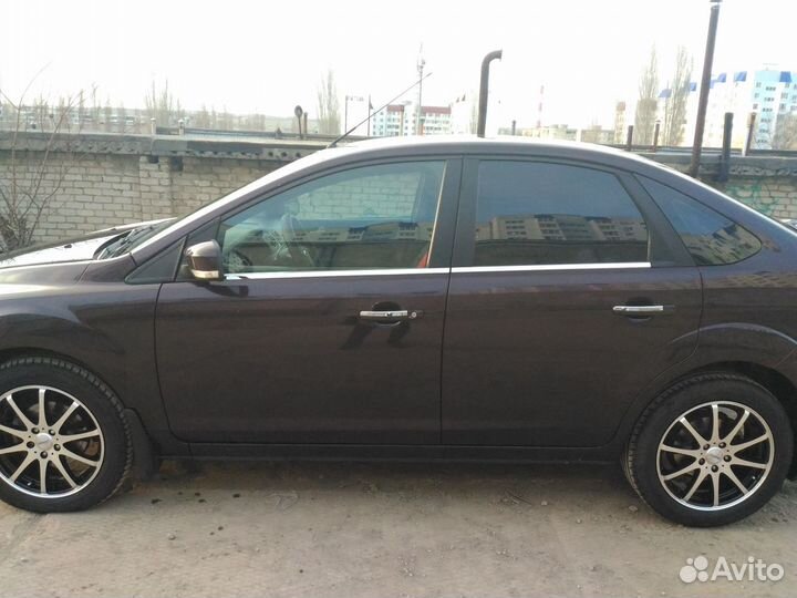 Хром молдинги на стекла дверей Ford Focus 2