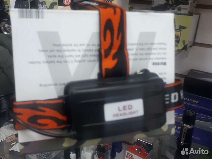 Фонарь налобный