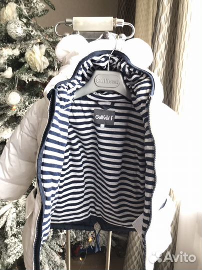 Фирменный детский пуховичек зима/весна