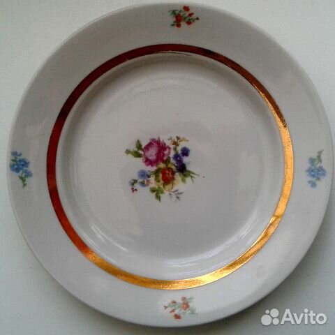 Тарелки фарфор завода Пролетарий СССР