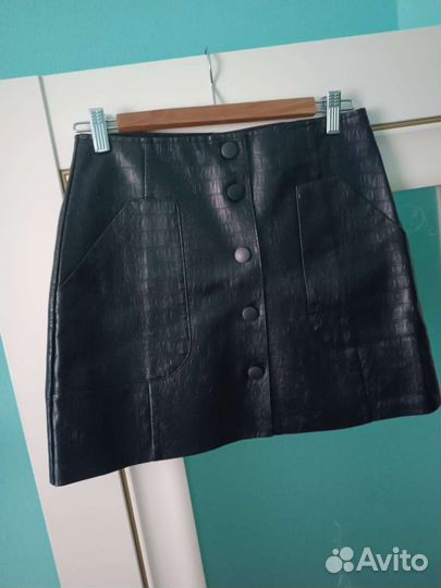 Кожаная юбка