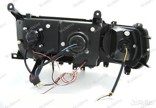 Фары Toyota LC FJ 80 90-97 галоген черные