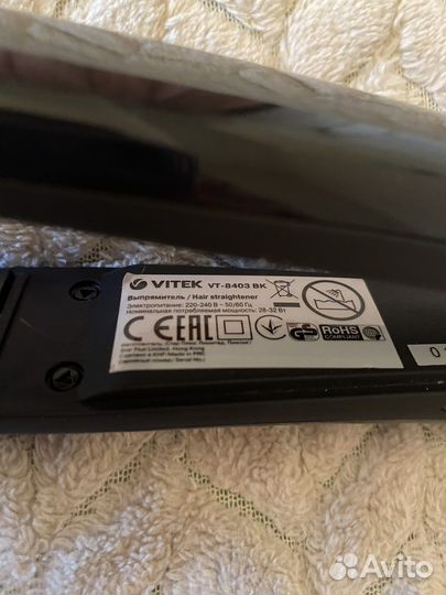 Утюжок для волос vitek