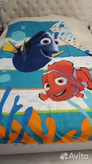 Новый комплект детского постельного белья, Немо