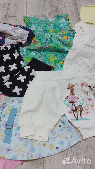 Пакет вещей лето на девочку 80