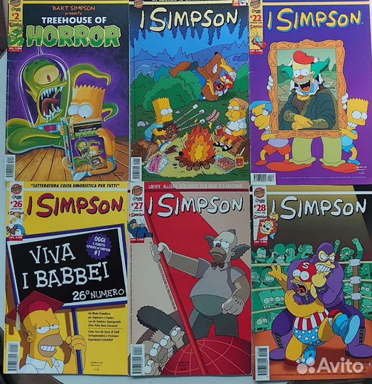 Комиксы Simpson на итальянском языке