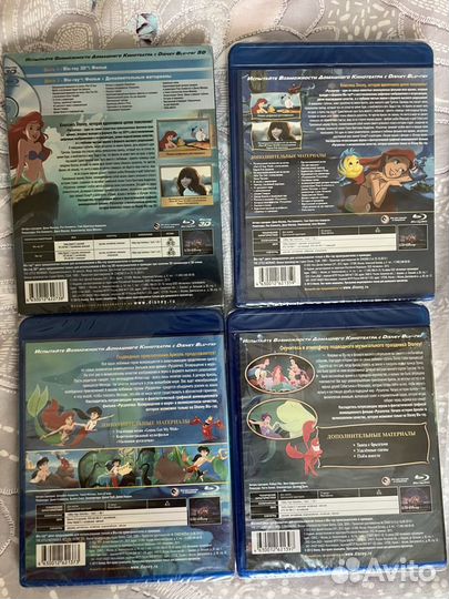 Новые) Мультфильмы disney blu ray (лицензия)