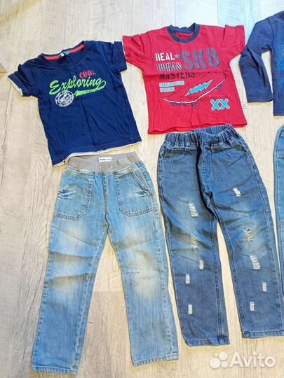 Детские вещи пакетом на мальчика 5-7 лет