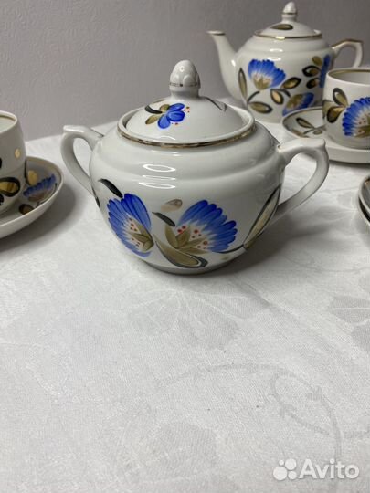 Чайный сервиз вербилки СССР