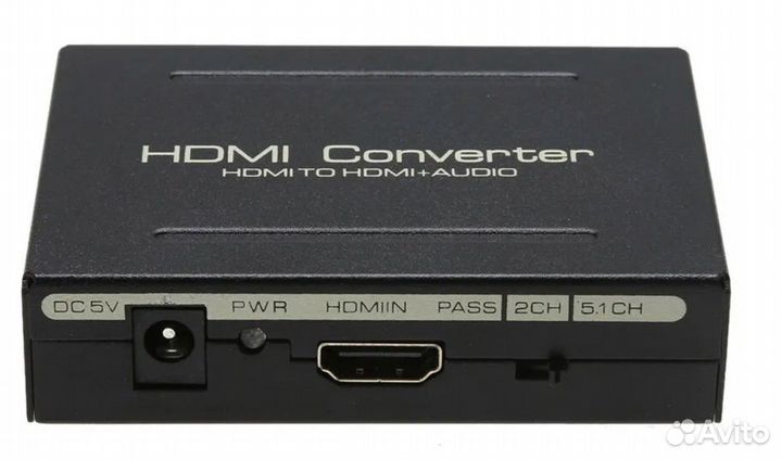 Конвертер аудио extractor hdmi в hdmi+RL+spdif