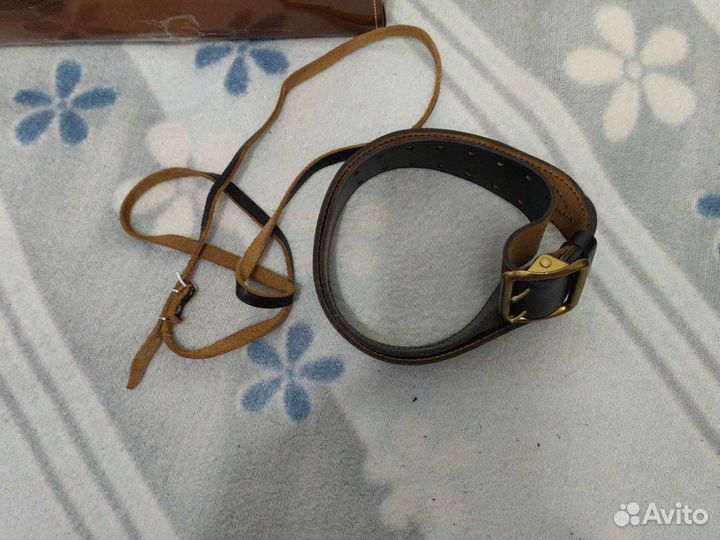 Ремень кожаный, планшет и другое