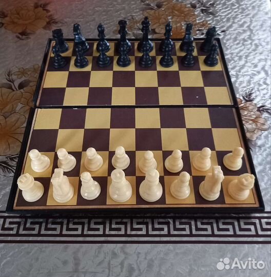 Шахматы СССР пластик