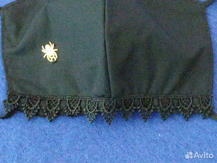 Маска для лица новая многоразовая с украшением