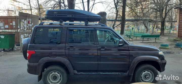 Автобокс ED Магнум 390 л на УАЗ Патриот